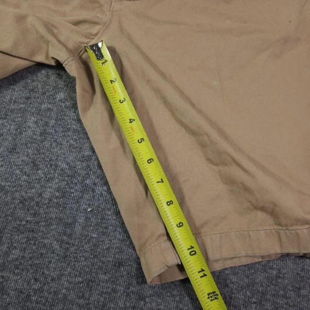 J.Crew Stanton Chino Shorts Mens 34 Khaki Tan 10.5